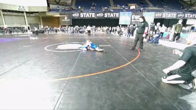 53 lbs 3rd Place Match - Kash Davis, Twin City Wrestling Club vs Saber Paddock, NWWC