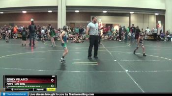 60 lbs Round 2 (4 Team) - Cecil Nelson, Contenders Wrestling Academy Blue vs Benex Velasco, Ares Black