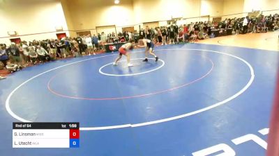 65 kg Rnd Of 64 - Gavin Linsman, Missouri vs Logan Utecht, Inland Northwest Wrestling Training Center