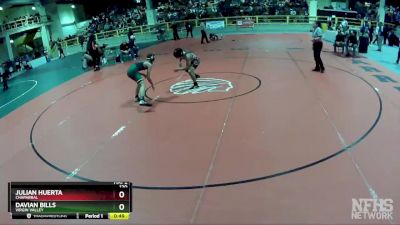 120 lbs Cons. Round 1 - Davian Bills, Virgin Valley vs Julian Huerta, Chaparral