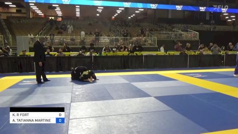 KIRA R FORT vs ANGALISE TATIANNA MARTINEZ 2024 Pan Jiu Jitsu IBJJF Championship