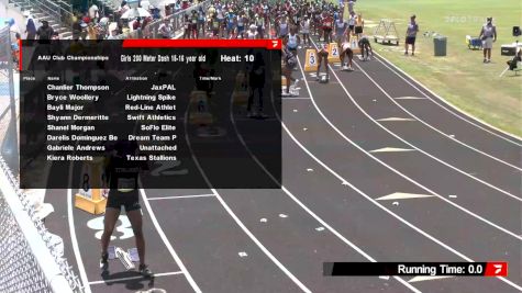 Youth Girls' 200m, Semi-Finals 10 - Age 15-16