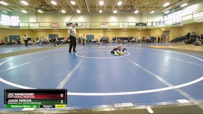 55 lbs 1st Place Match - Jax Wankowski, Fort Zumwalt Wrestling vs Jaxon Mercer, Pleasant Hill Youth Wrestling