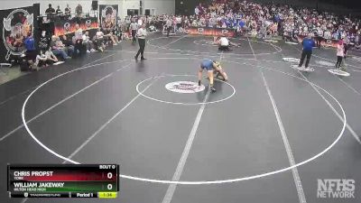 4A 106 lbs Semifinal - Chris Propst, York vs William Jakeway, Hilton Head High