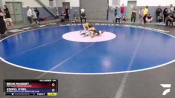 84 lbs Final - Brian Mahoney, Mid Valley Wrestling Club vs Ezekiel O`Neil, Alaska Battle Cats Wrestling Club