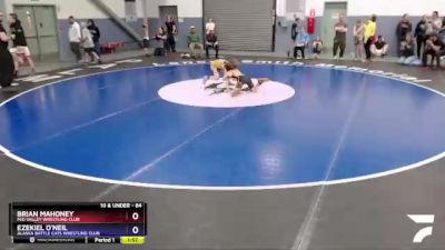 84 lbs Final - Brian Mahoney, Mid Valley Wrestling Club vs Ezekiel O`Neil, Alaska Battle Cats Wrestling Club