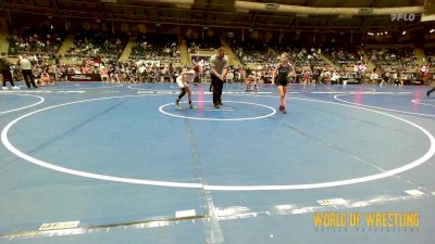 77 lbs Round Of 16 - Abigail Peterson, Big Game WC vs Jessilyn Mohler, Ogden's Outlaws Wrestling Club