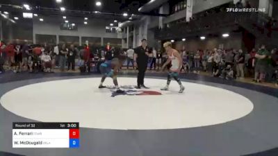 70 kg Prelims - Anthony Ferrari, Cowboy Wrestling Club vs Willie McDougald, Oklahoma Regional Training Center