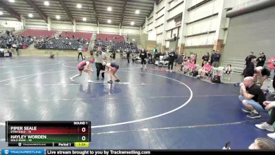 110 lbs Round 1 (6 Team) - Piper Seale, Utah Gold vs Hayley Worden, Gold Rush