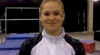 Mary Burke Missouri Senior after her 39.375 AA winning performance at Chicago Style