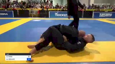 OMAR KADI vs AARON OGILVIE 2021 World Master IBJJF Jiu-Jitsu Championship