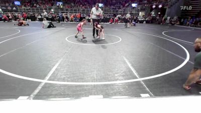 49.7-54.5 lbs Quarterfinal - Maliyah Lopez, Rogue Warrior Wrestling vs Winifred Perry, Springdale Youth Wrestling Club