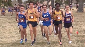 Men's 8k - NAU Freshman Nico Young Battles BYU's Conner Mantz To The Finish