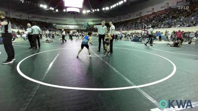 Quarterfinal - Noah Shuemake, Poteau Youth Wrestling Academy vs Aiden Saunders, Woodland Wrestling Club