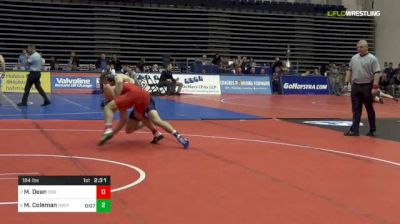 184 lbs Semifinal - Max Dean, Cornell vs Michael Coleman, Navy