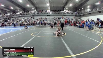 55 lbs Quarterfinal - Brady Maher, Team Missouri Select-A vs Ryder Caudle, Blair Oaks Wrestling Club-A 