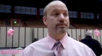 NIU Head Coach Sam Morreale on season-high 194.775 on the road