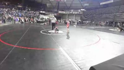 77 lbs Cons. Round 2 - Oliver Wilson, Spokane Wrestling vs Waylon Rodarte, Mat Demon Wrestling Club