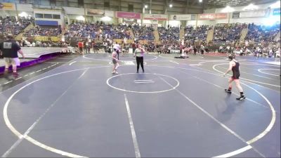 80 lbs Round Of 32 - Zayne Benson, Gunnison Middle School vs Kael Gritz, Dove Creek Bulldogs