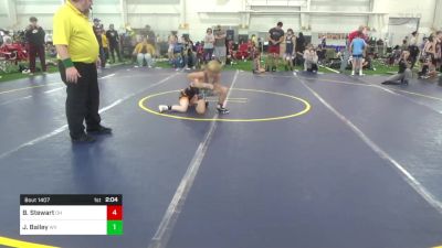 80-J lbs Round Of 32 - Braylen Stewart, OH vs Joshua Bailey, WV