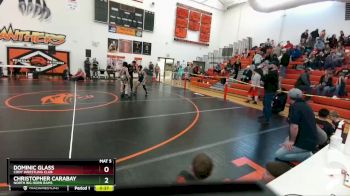 82 lbs Round 5 - Christopher Carabay, North Big Horn Rams vs Dominic Glass, Cody Wrestling Club