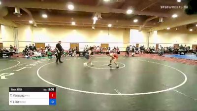 57 kg Consi Of 8 #1 - Teegan Vasquez, Kalispell Wrestling Club vs Yusief Lillie, Brunson UVRTC