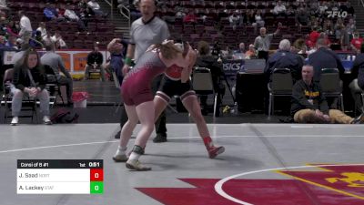 106 lbs Consi Of 8 #1 - JoAnna Saad, North Hills-G vs Anna Lackey, State College-G