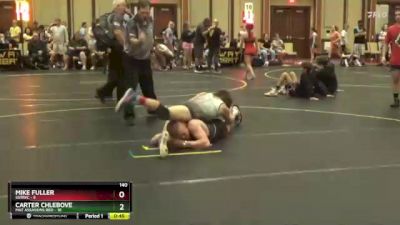 140 lbs Finals (8 Team) - Mike Fuller, SVRWC vs Carter Chlebove, Mat Assassins Red