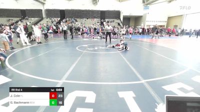 68 lbs Rr Rnd 4 - Jonah Cole, Fair Lawn vs Greg Bachmann, Revival Green