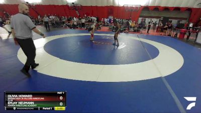 112-117 lbs Semifinal - Olivia Howard, Brown Deer Jr Falcons Wrestling Club vs Emjay Neumann, Askren Wrestling Academy