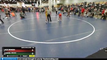 82 lbs Cons. Round 3 - Gabriel Ryzyi, MI vs Jack Benesh, IL