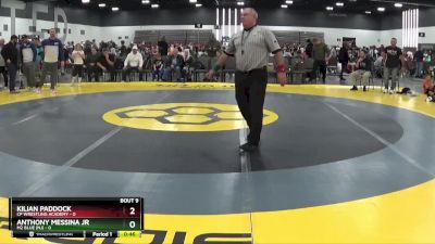 65 lbs 2nd Wrestleback (8 Team) - Kilian Paddock, CP Wrestling Academy vs Anthony Messina Jr, M2 Blue (NJ)