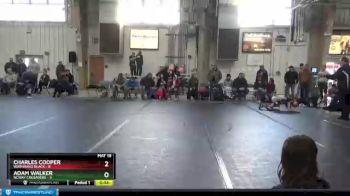 60 lbs Round 6 (8 Team) - Charles Cooper, Warhawks Black vs Adam Walker, NCWAY Crusaders