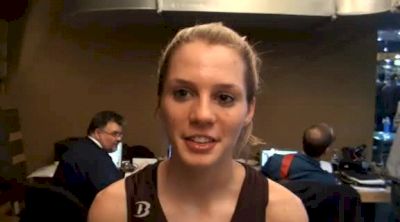 Samatha Nadel 446 high school girl's mile champ at Millrose Games 2012