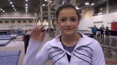 Nicole Gendusa of IGI, 3rd All Around in her first meet back