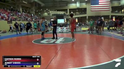 220 lbs Champ. Round 1 - Cam`Ron Morris, MO vs Robert Sabado, NM