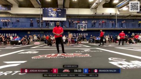 Jordan Rossman vs Brandon Walsh 2024 ADCC Montreal Open