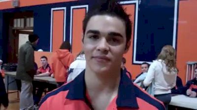 Jordan Valdez on winning p-bars and high bars titles
