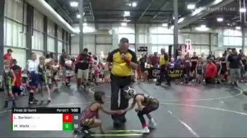46 lbs Finals (8 Team) - Mason Wade, The Funky Singlets Teal vs Lorenzo Barbieri, Steel Valley