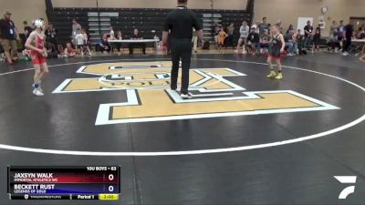 63 lbs Semifinal - Jaxsyn Walk, Immortal Athletics WC vs Beckett Rust, Legends Of Gold