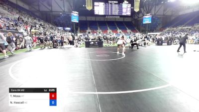 144 lbs Cons 64 #2 - Teagan Moss, Montana vs Nevaeh Hascall, Nebraska