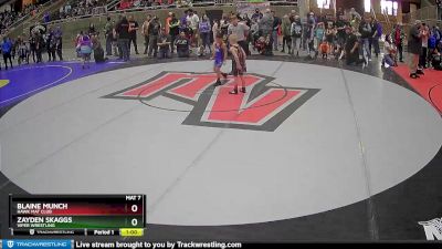 49 lbs Cons. Round 3 - Zayden Skaggs, Viper Wrestling vs Blaine Munch, Hawk Mat Club