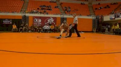 133 lbs match Zach Zehner Wyoming vs. Nick Soto UTC