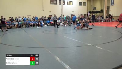 170 lbs Rr Rnd 2 - Vitolli Gentile, HS Camp Reynolds vs Elijah Brown, HS Hutchy Hammers