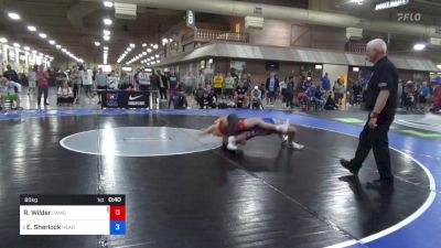 80 kg Rnd Of 32 - Ryder Wilder, Camden County High School Wrestling vs Emmitt Sherlock, HeadHunters Wrestling Club