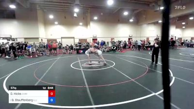 67 kg Cons 8 #2 - Owen Hicks, Curby 3 Style Wrestling Club vs Braden Stauffenberg, Illinois