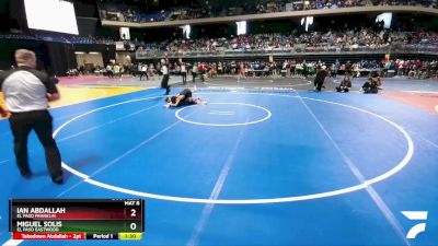 6A 120 lbs Semifinal - Ian Abdallah, El Paso Franklin vs Miguel Solis, El Paso Eastwood