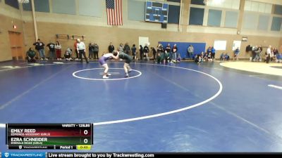 125lbs Cons. Round 2 - Ezra Schneider, Emerald Ridge (Girls) vs Emily Reed, Edmonds-Woodway (Girls)