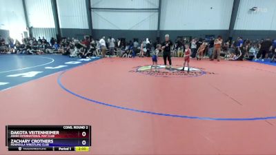 53 lbs Cons. Round 2 - Dakota Veitenheimer, Askeo International Mat Club vs Zachary Crothers, Peninsula Wrestling Club