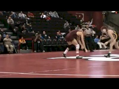 157 lbs match Mallie Shuster Kent vs. Alec Ortiz Minn